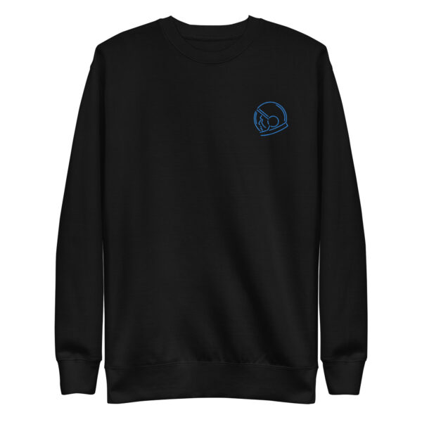 houstonian crew neck sweatshirt black